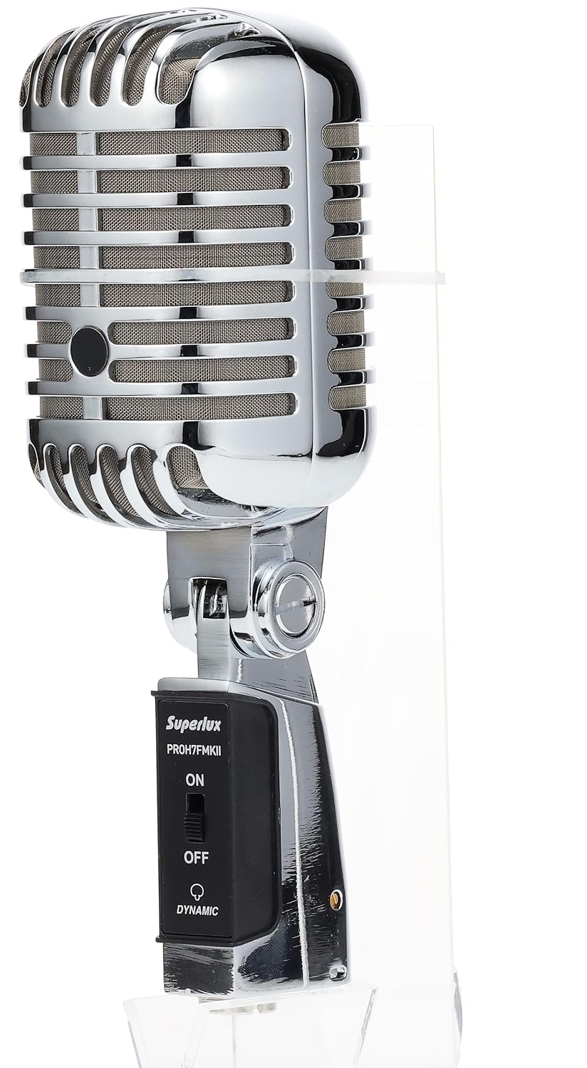 Amazon Superlux Historic Series ガイコツマイク Proh7f ダイナミック 楽器 音響機器