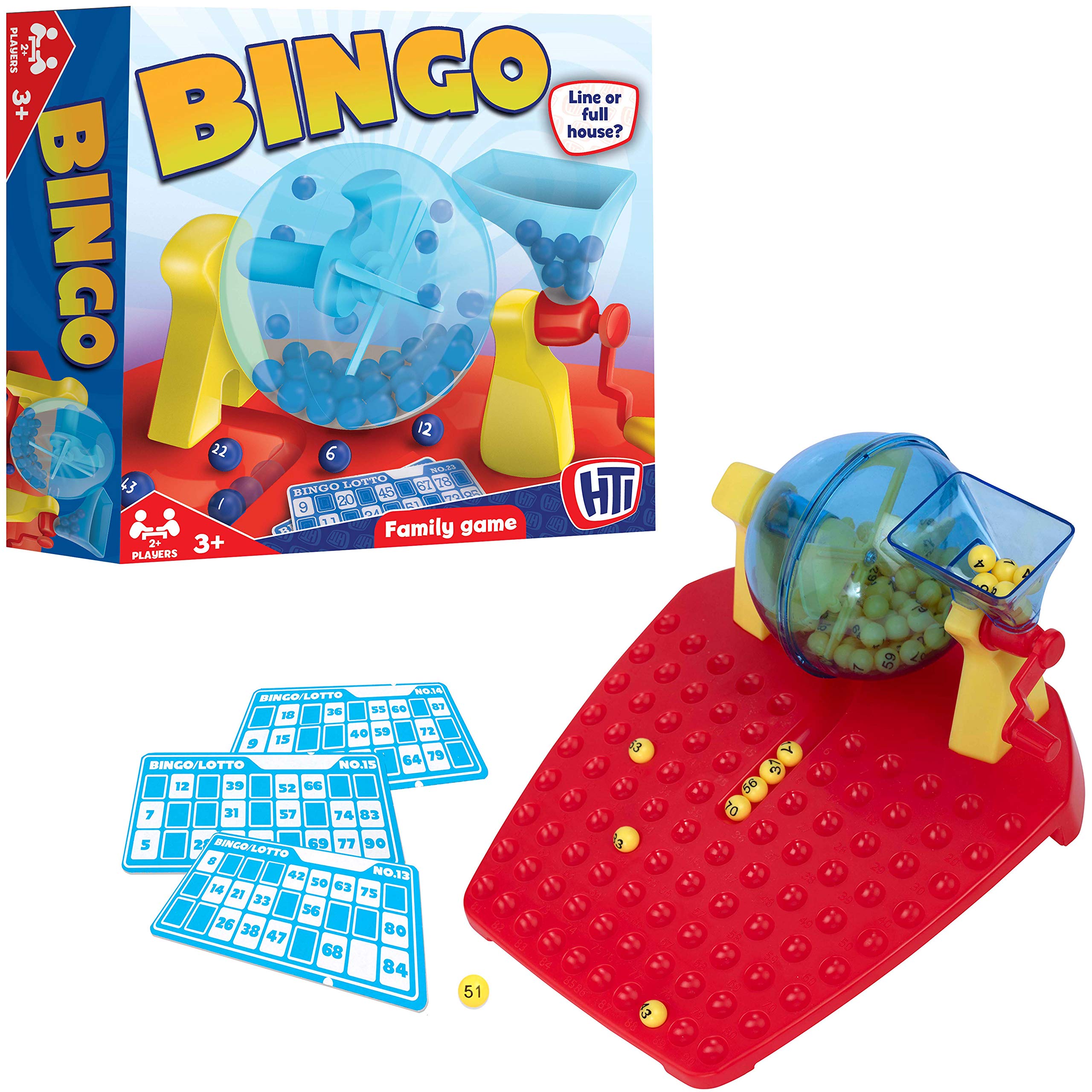 HTI Toys Traditional Games Bingo & Lotto Set Board Game