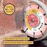 MY TOOL EXPERT Superior Diamond Mortar Rake Disc 115mm 4.5" view 3