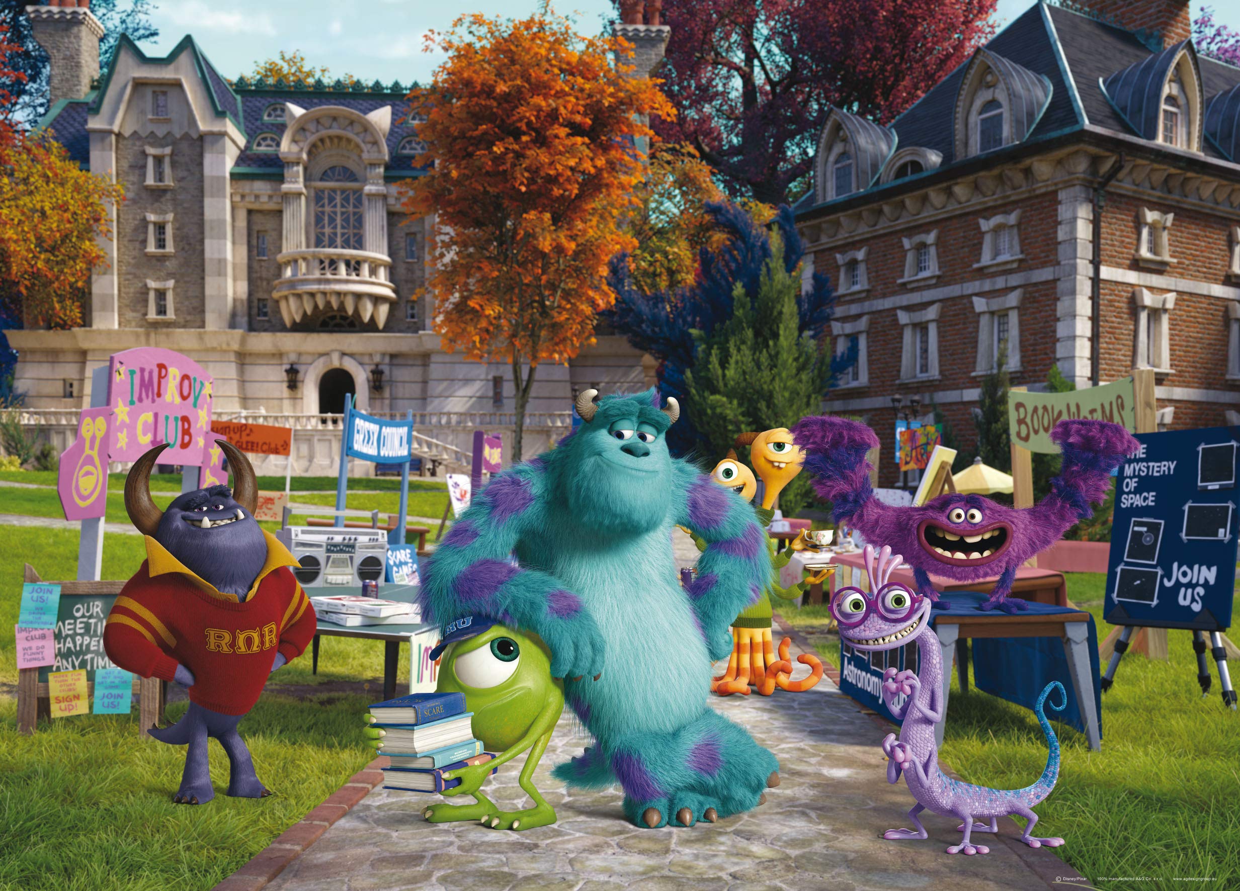 Disney Photo Wallpaper/Giant Wall Poster, Non-Woven, Multi-Colour, 160 x 110 cm