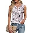 Blooming Jelly Womens Summer Tank Top Sleeveless Business Casual Outfits 2025 Basic Loose Dressy Work Shirt