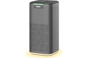 WELOV Air Purifiers for Home Large Room: H13 HEPA Air Purifiers for Pet Allergy, 1570 Sq Ft Coverage Air Quality Monitor Removes Pet Hair Dander Pollen Smoke Dust Mold, 23dB Air Purifiers for Bedroom