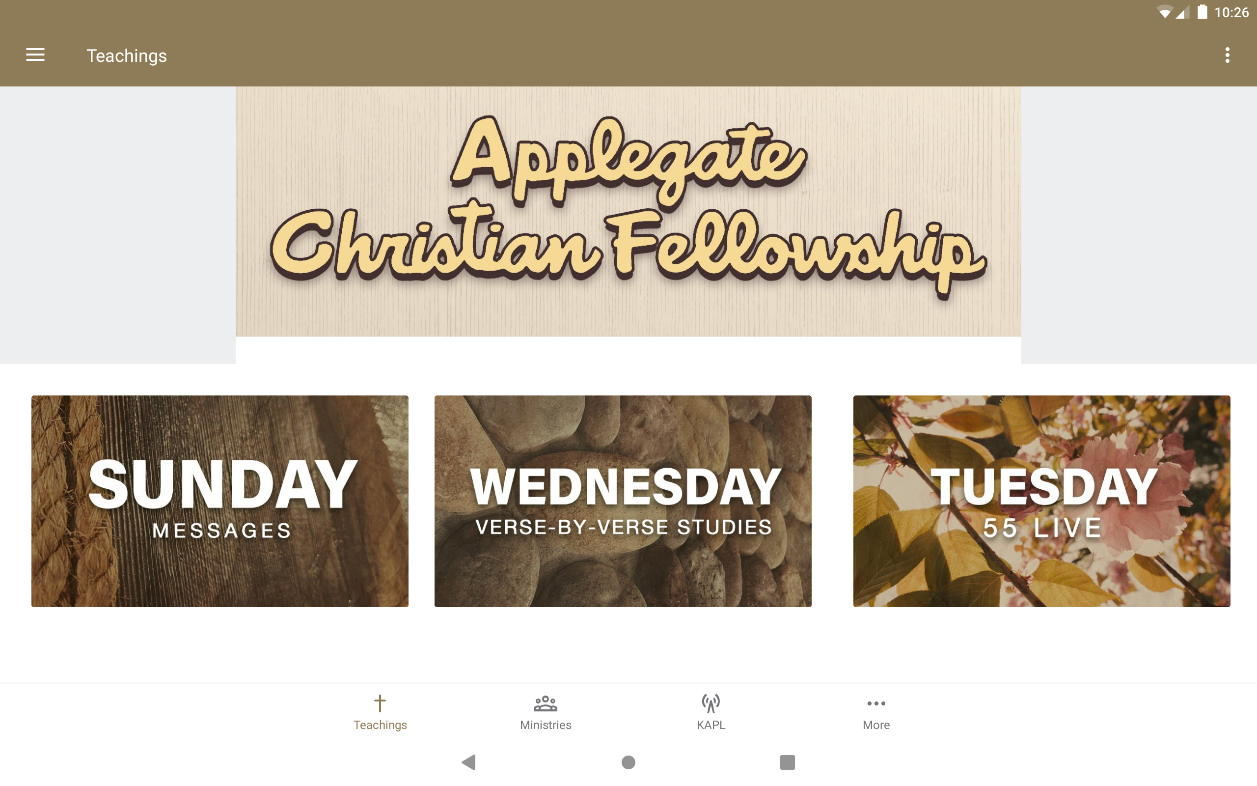 Applegate Christian for Android