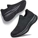TIANYUQI Women's Slip On Walking Shoes Comfortable Lightweight Breathable Socks Shoes Casual Mesh Tennis Gym Running Sneakers