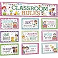 Classroom Rules Bulletin Board Set for Classroom Decorations Classroom Rules Posters Behavior Educational Good Habits Manners Chart for Kindergarten Preschool Primary Middle High School