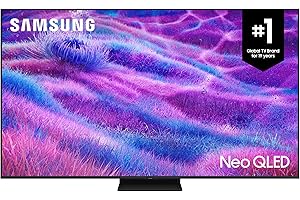 SAMSUNG 55-Inch Mini LED QN80F Neo QLED 4k Smart TV, AI Gen 2 Processor, Neo Quantum HDR, 144Hz, Q-Symphony, FreeSync Premium