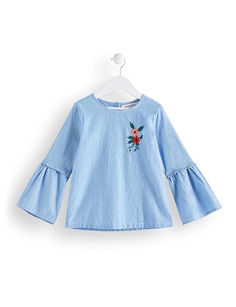 RED WAGON Mädchen Bluse mit Glockenärmeln