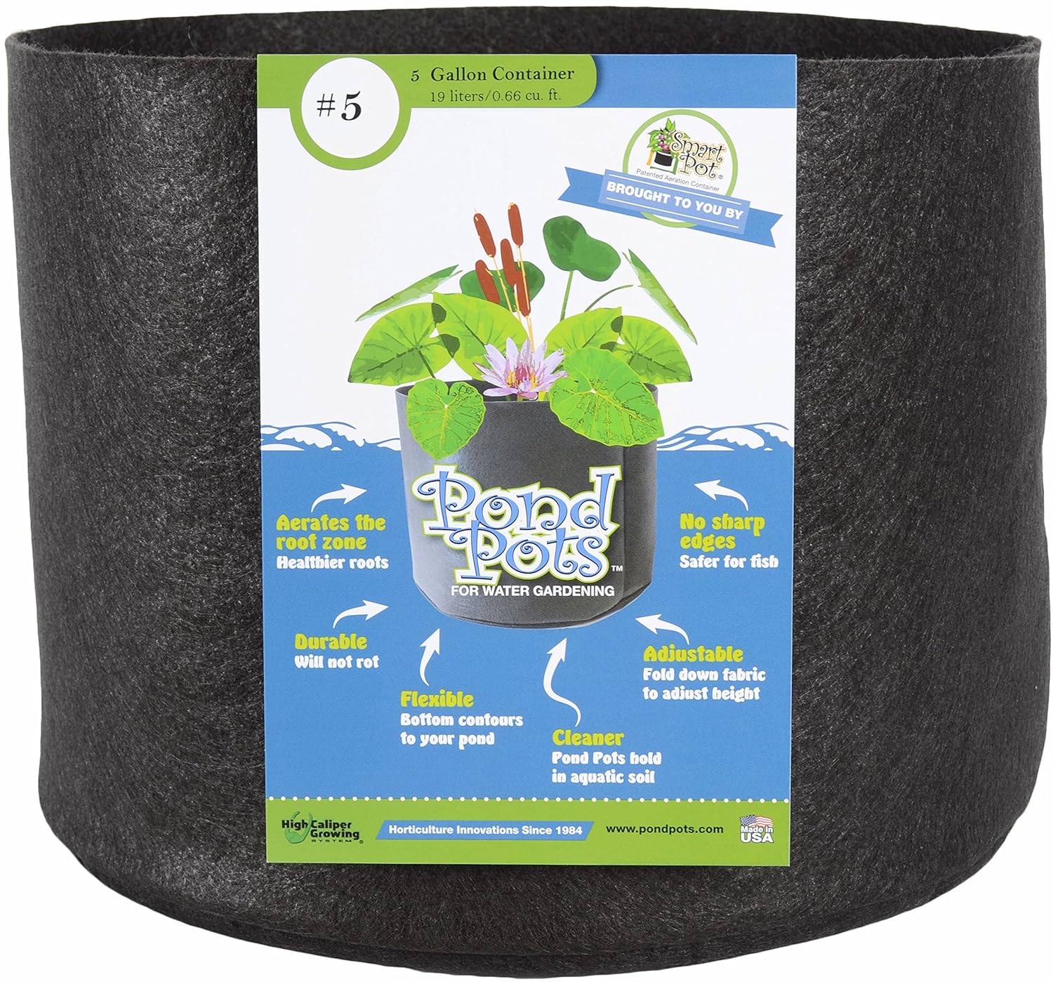 Smart Pots Pond Flexible Aquatic Plant Container for Water