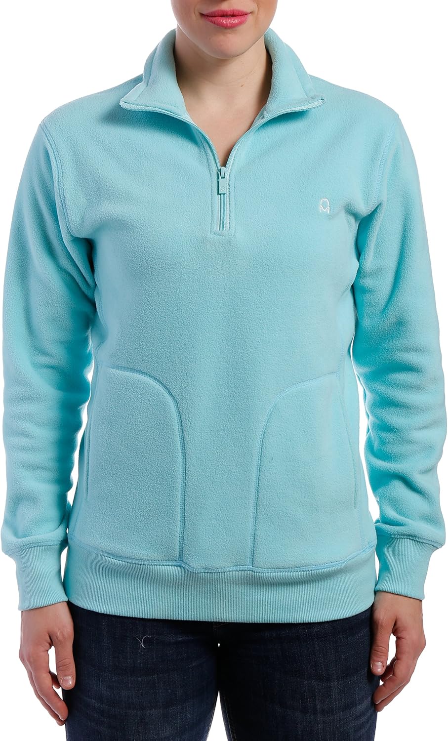 Noble Mount Women's Soft Fleece HalfZip Pullover at Amazon Women's