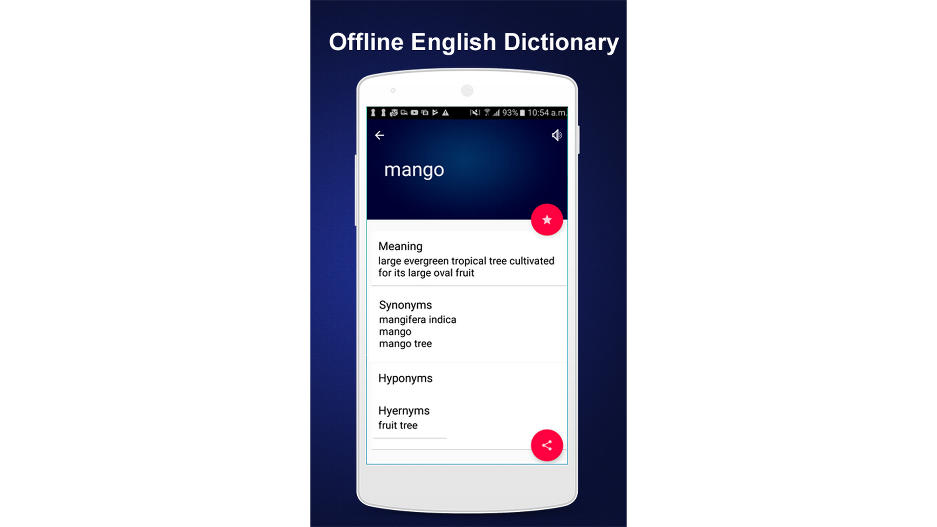 English To English Offline Dictionary Appstore for Android