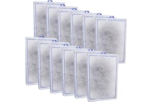 xbbwmrs 12-Pack Large Aquarium Filter Cartridges Compatible with Whisper Bio-Bag Power Filters - Assembled