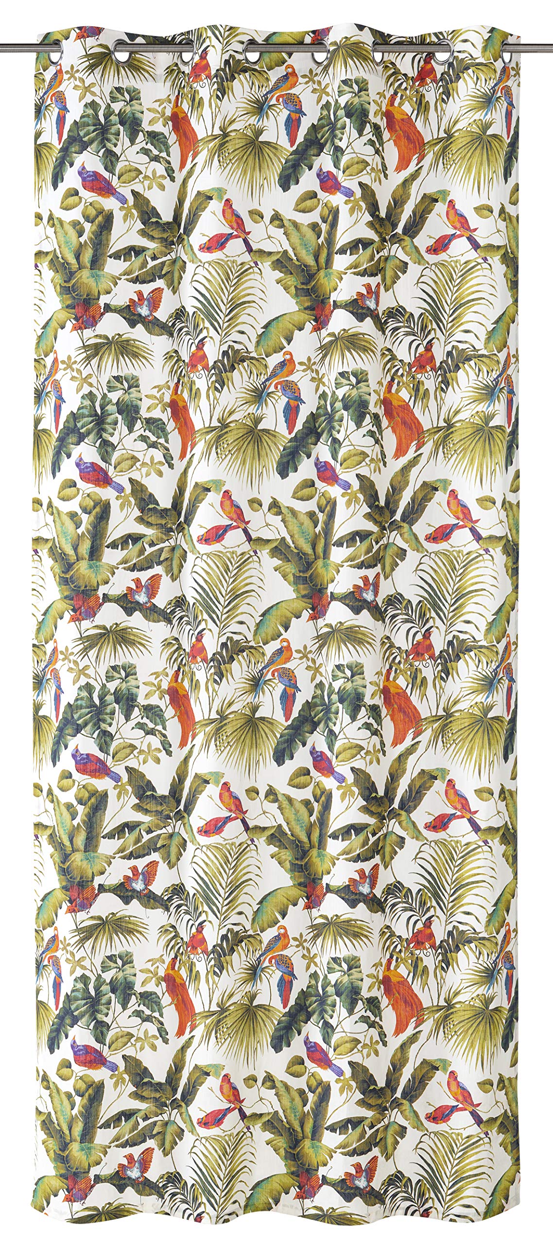 Elbersdrucke Finished Decoration, Cotton, Green, Multi-Coloured, H255 x B140 cm (1er Pack)