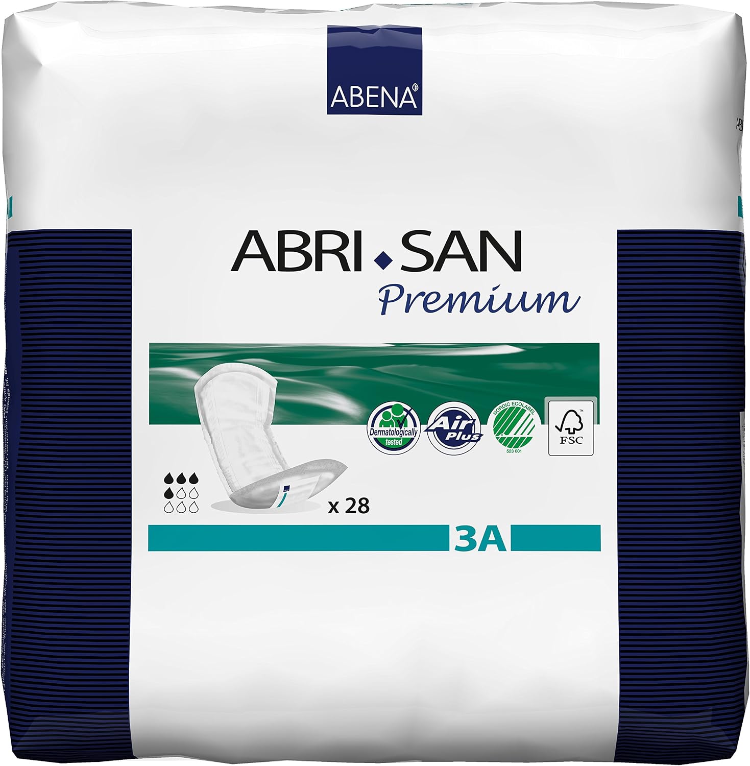 Abena Abri-San Premium Mens & Womens Incontinence Pads, Breathable & Comfortable, Fast Absorption - Image 3
