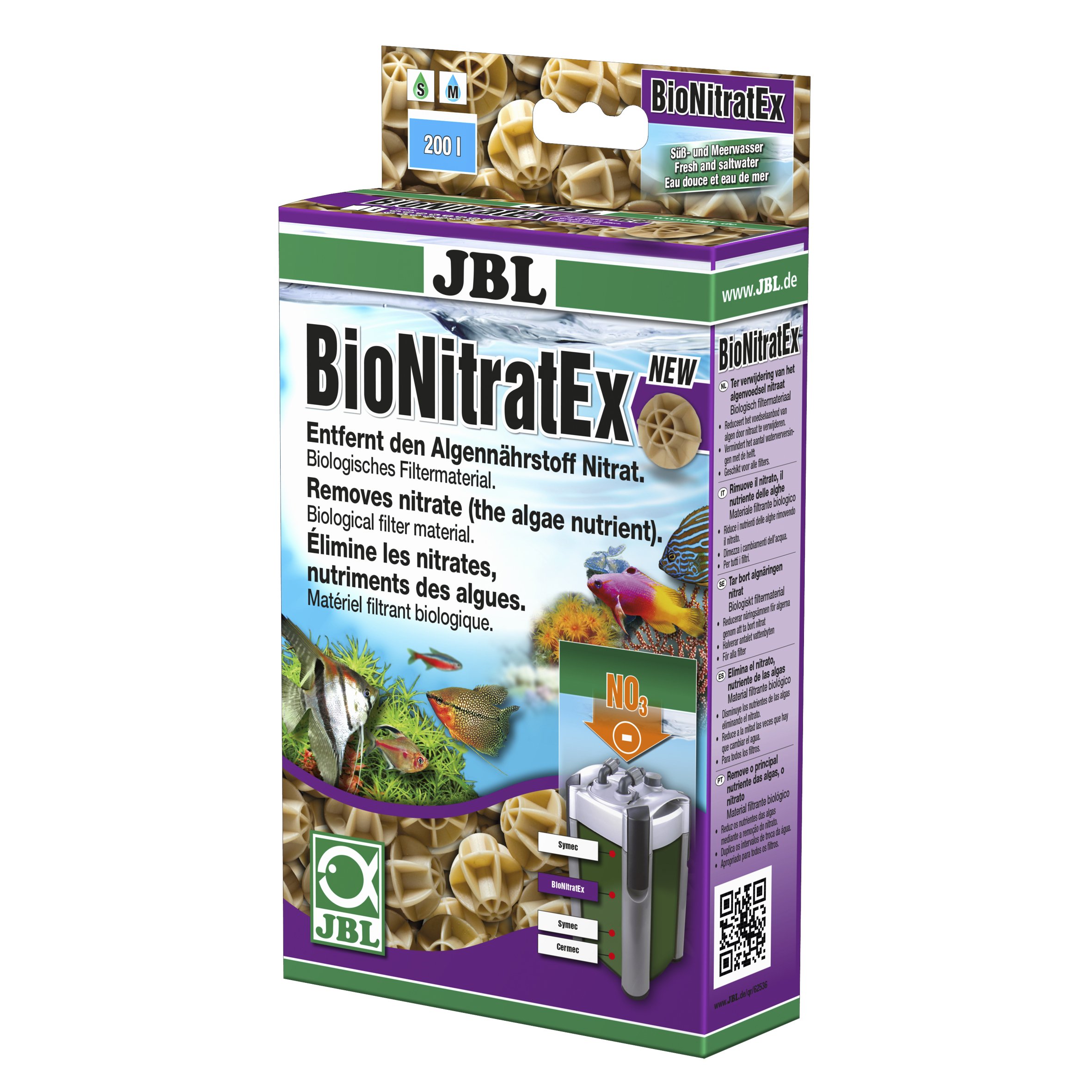 JBL BioNitratEx, Biological filter material for the removal of nitrate
