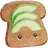 Squishable - Avocado Toast - Comfort Food Collection - 17 in - Soft Toy Collectible Stuffed Animal