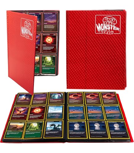 Amazon.com: The Original Monster Trading Card XL Album- 40 Side