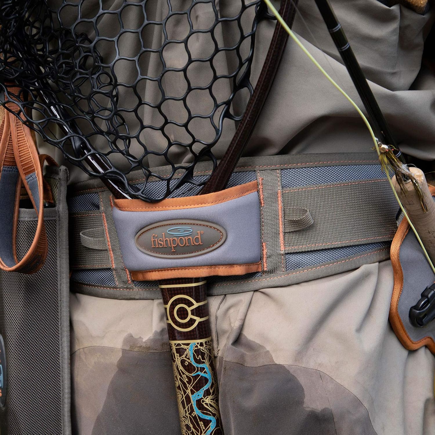 FishPond West Bank Wading Belt: Clothing