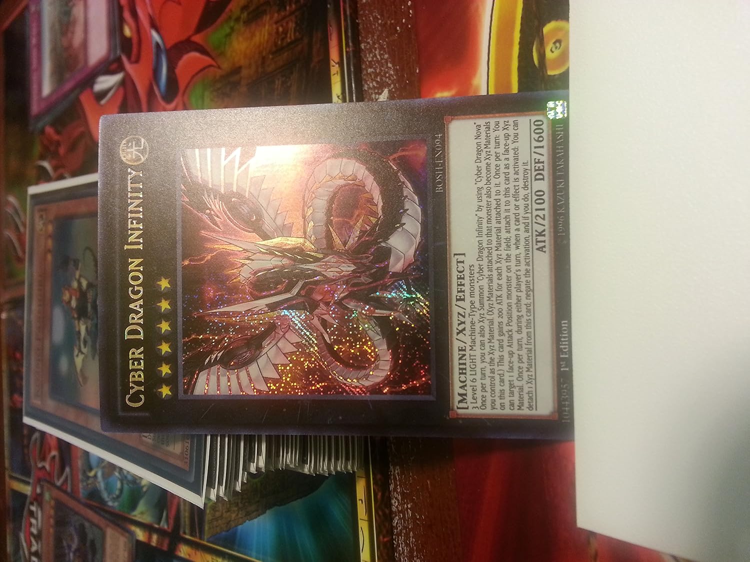 Yu Gi Oh Cyber Dragon Infinity Bosh En094 Breakers Of Shadow 1st Edition Secret Rare Toys Games Amazon Com