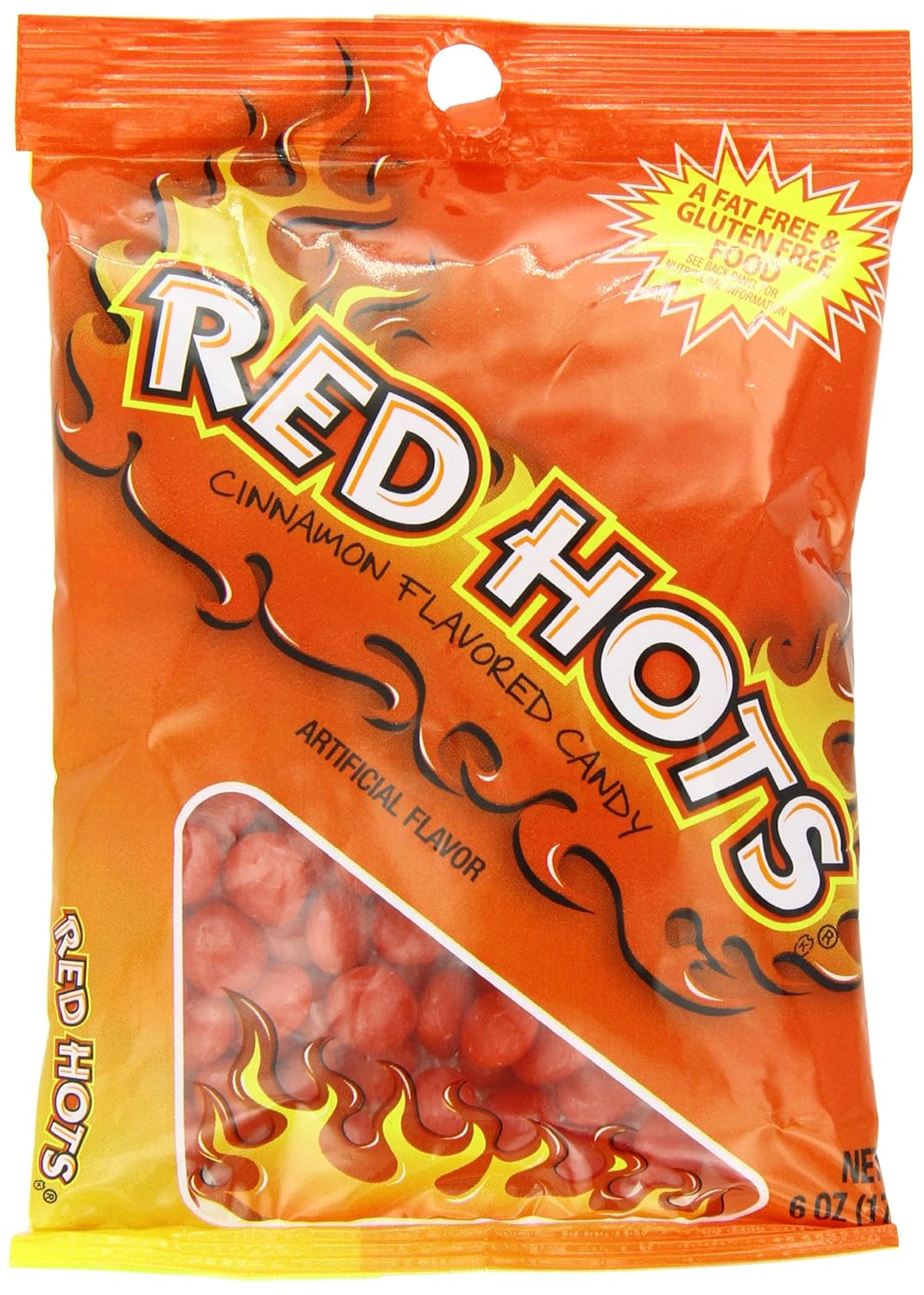 Red Hots Cinnamon Candy, 6 Ounce, Pack of 12 Grocery & Gourmet Food
