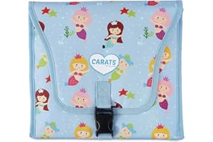 COOL CARATS Carats Car Seat Cooler for Baby with COOLTECH - Baby Car Seat Cooling Pad (Mermaid Blue)