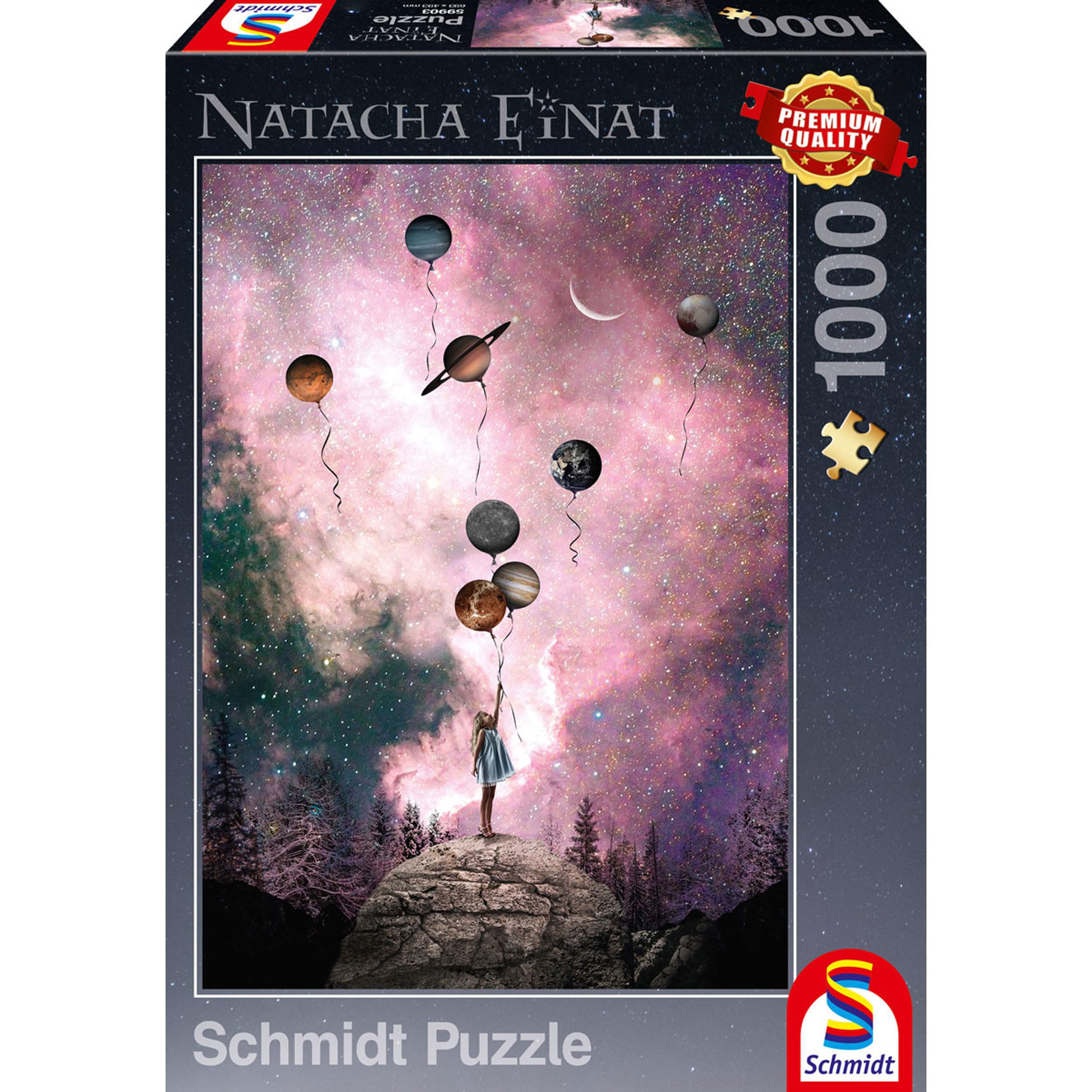 Schmidt, Natacha Einat: Planet Gazing (1,000-Piece), Jigsaw Puzzle, Ages 14+, 1+ Players, 1000
