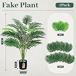 Der Rose 28'' Artificial Palm Tree Large Fake