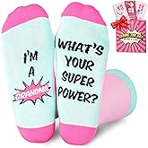 POPCRAZE - Grandma Socks Women Crew - Granny Socks Funny Saying - Best Stocking Stuffers for Grandmothers. Best Nana Ever Novelty Sock Valentine Gift Idea – 1 Pair