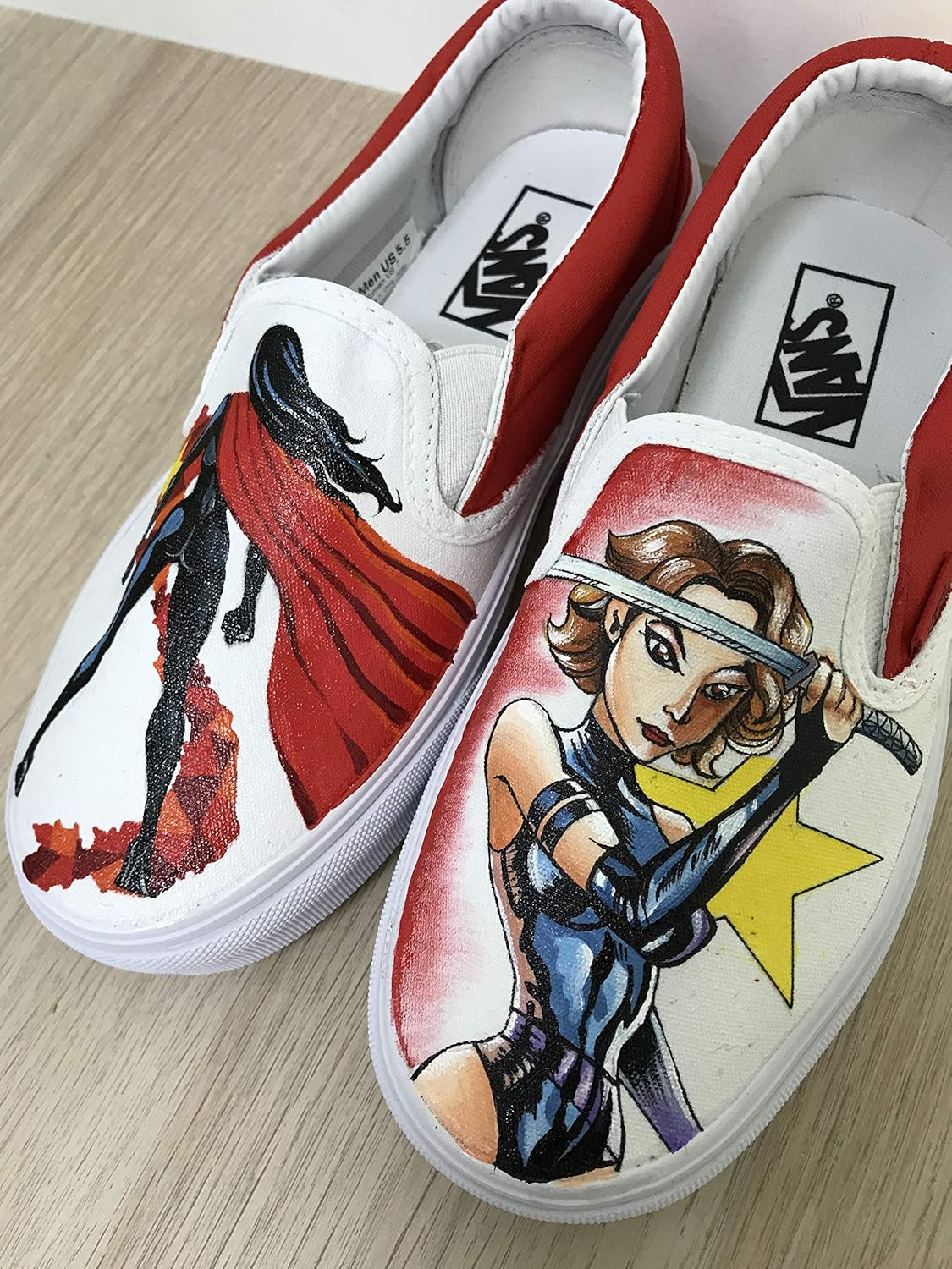 wonder woman vans