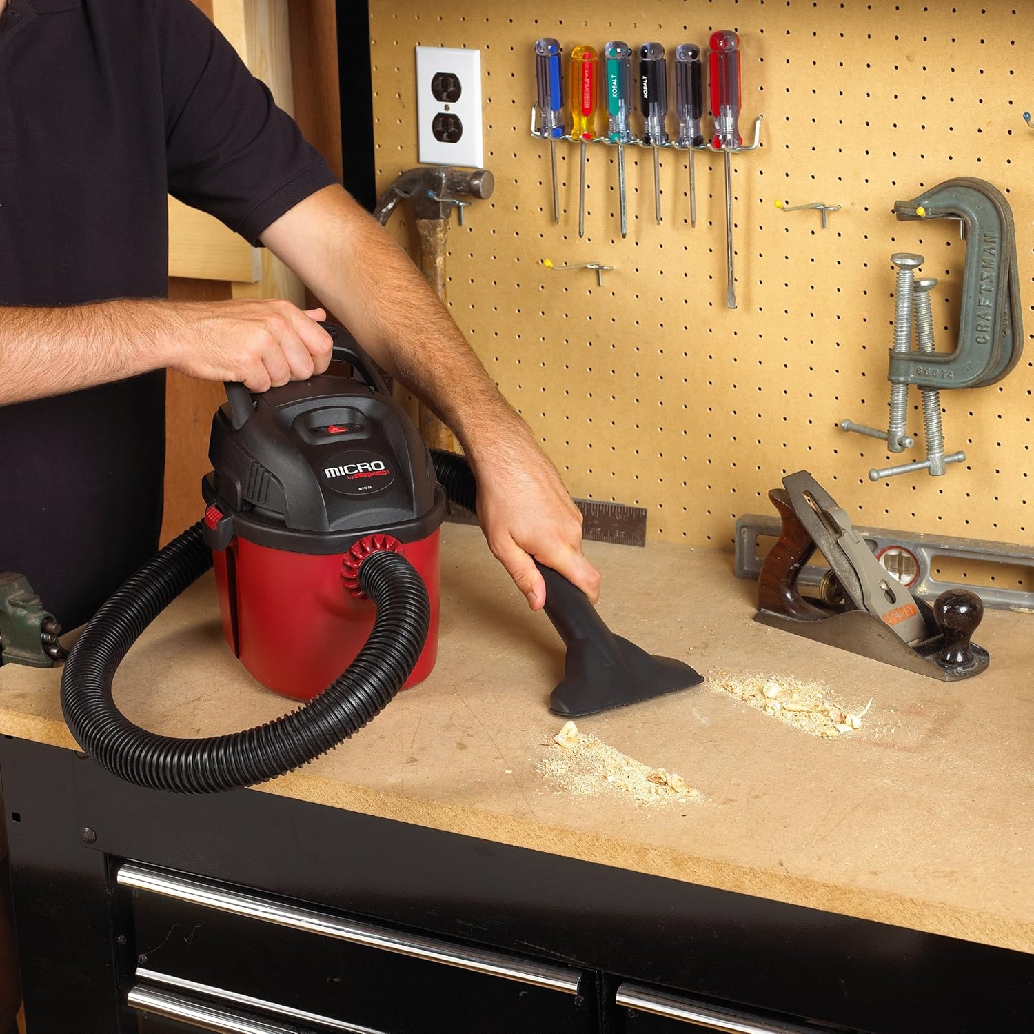 ShopVac 2021000 Micro Wet/Dry Vac Portable Compact Micro Vacuum with