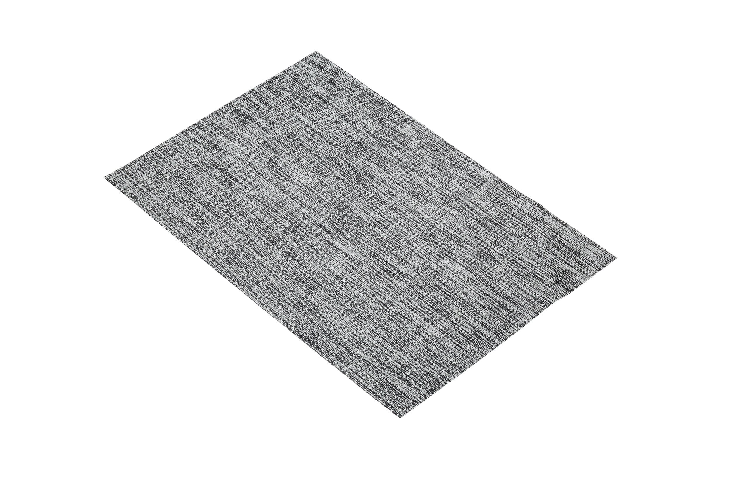 KitchenCraft Woven Vinyl Placemat, 3 x 45 cm (12" x 17.5") - Grey Mix