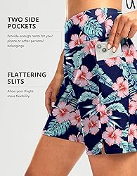 G Gradual Women's 7" Long Swim Board Shorts High