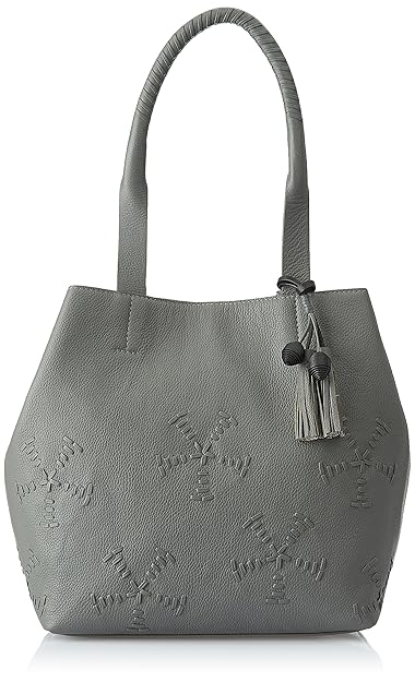 AQUATAN Boho Whipstitch Womens Tote Bag (Grey) (AT-L03-01)