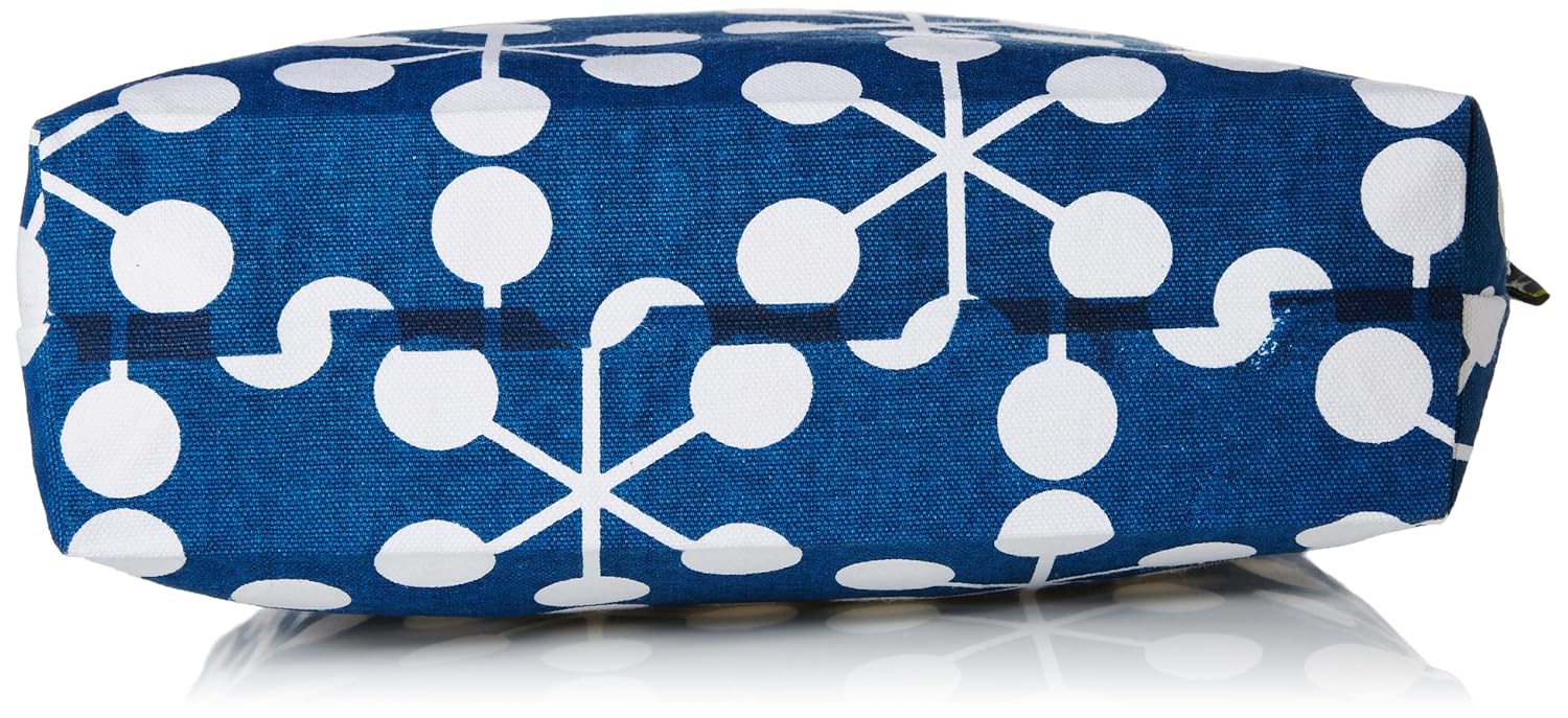 kanvas katha women's tote bag (navy blue) ()