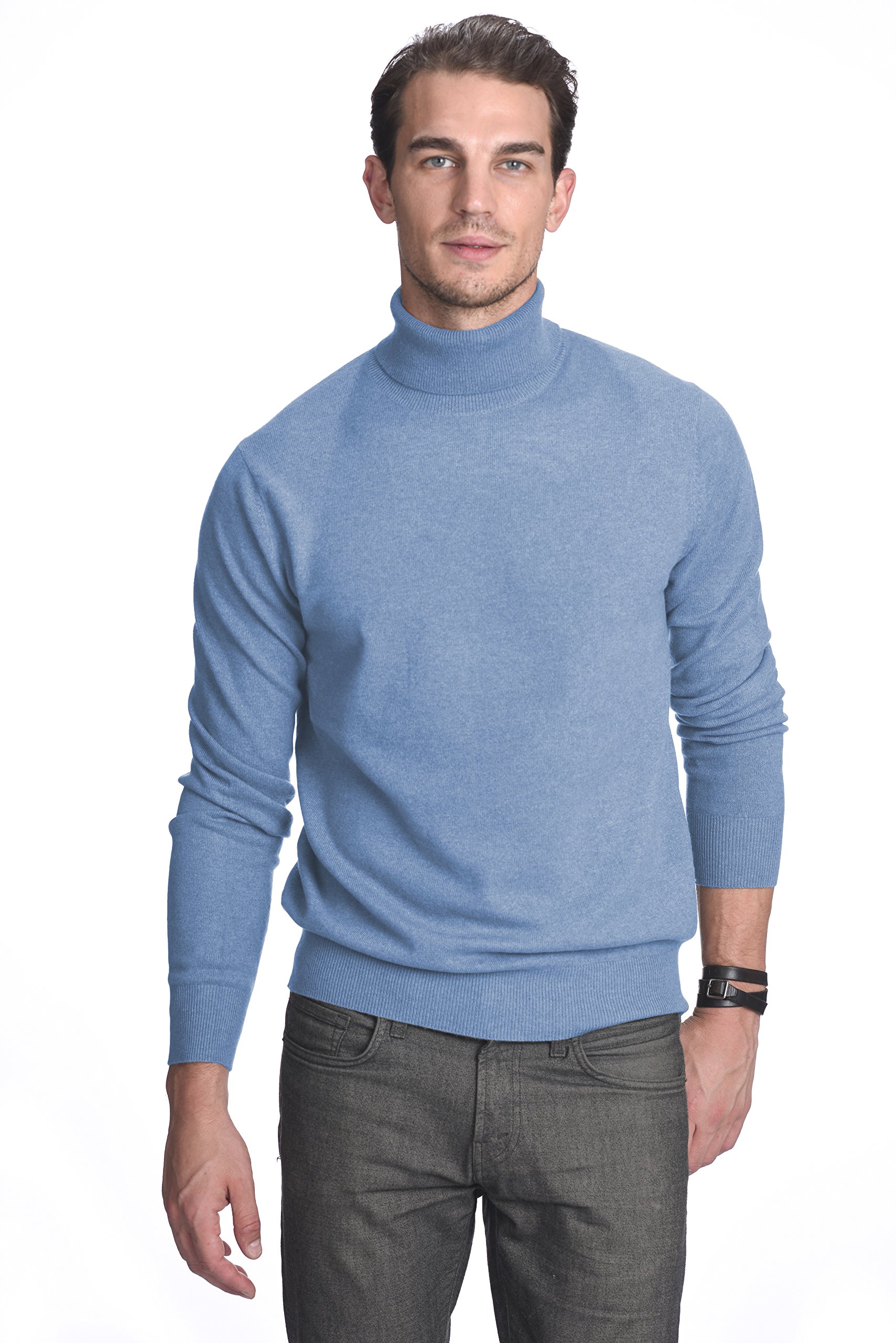 sky blue turtleneck mens