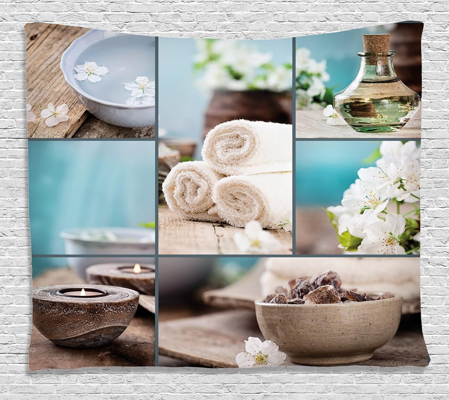 大切な 寝室 マルチカラー 壁掛け用タペストリー ゴームデコ