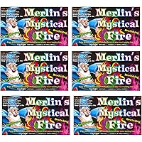 Mystical Fire Merlin’s Fire Color Changing Packets Fire Pits Campfire Long-Lasting Enchanted Multi-Color Magical Family Fun f