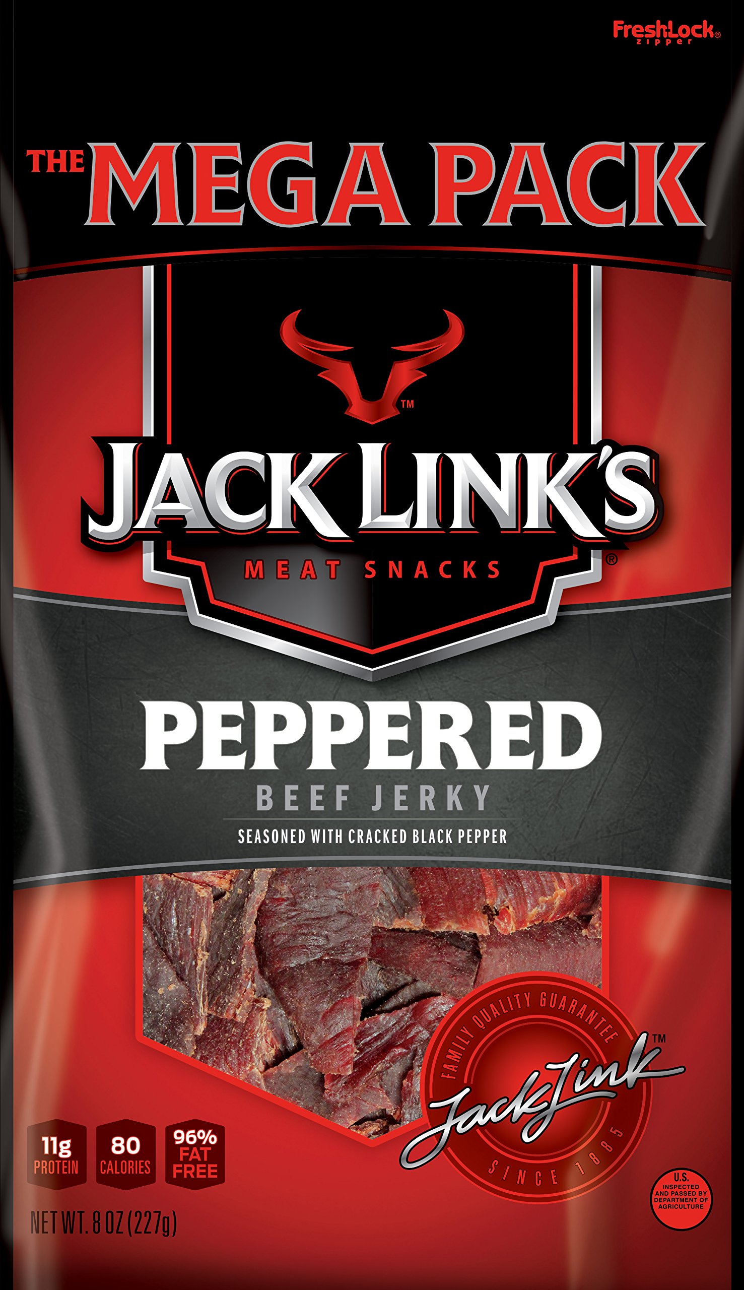 Jack Links Beef Jerky, Peppered, 8 Ounce Pricepulse