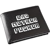 Miramax, Officially Licensed Black/White Embroidered Bad Mother Leather Wallet