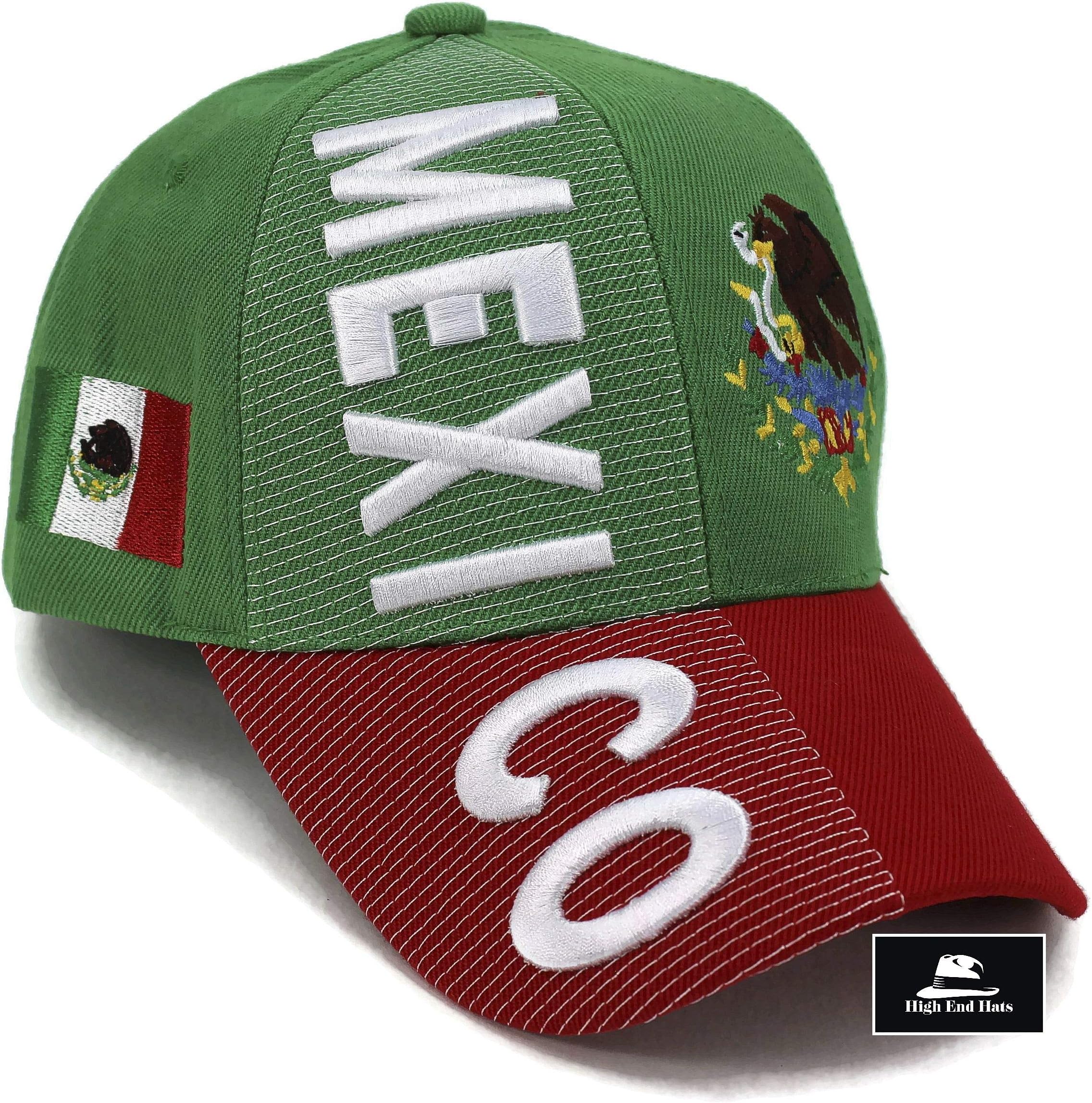 “Nations of North America Hat Collection” 3D Embroidered Adjustable Baseball Cap