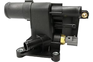 OKAY MOTOR Coolant Water Outlet Flange + Sensor for Mazda 3 5 6 CX-7 2006-2015 2.0L 2.3L 2.5L L4 902-690 LF941517Z LF94-15-17Z LF9415179A LF94-15-179A