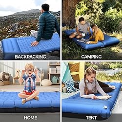NAPASA Camping Sleeping Pad, 6.8'' Extra Thickness