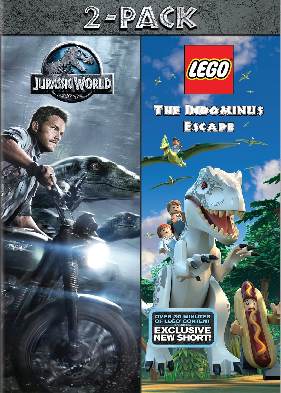 Jurassic World / Lego Jurassic World 2 Dvd Edizione Stati Uniti Italia Amazon.es Cine y