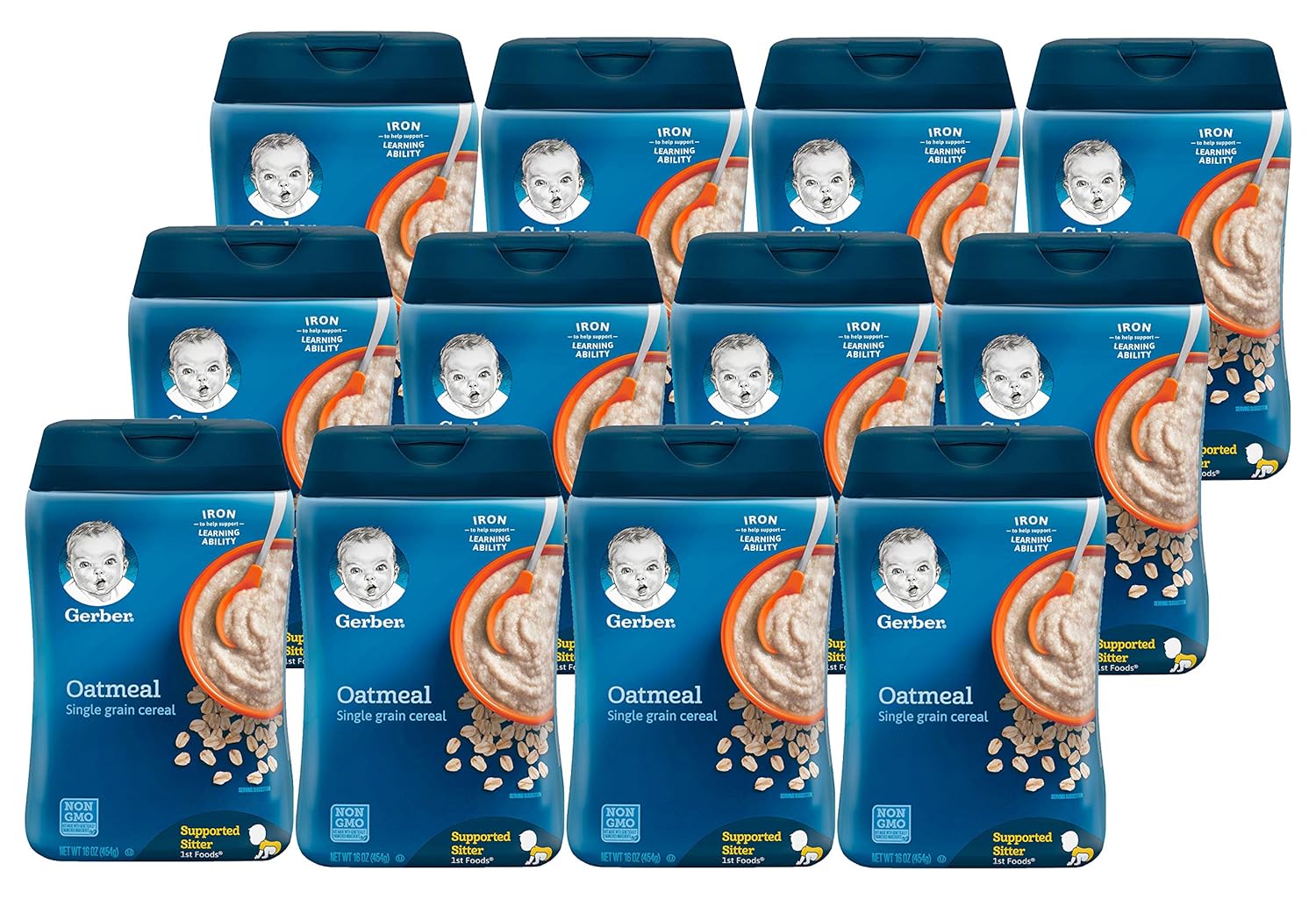gerber oatmeal 16 oz