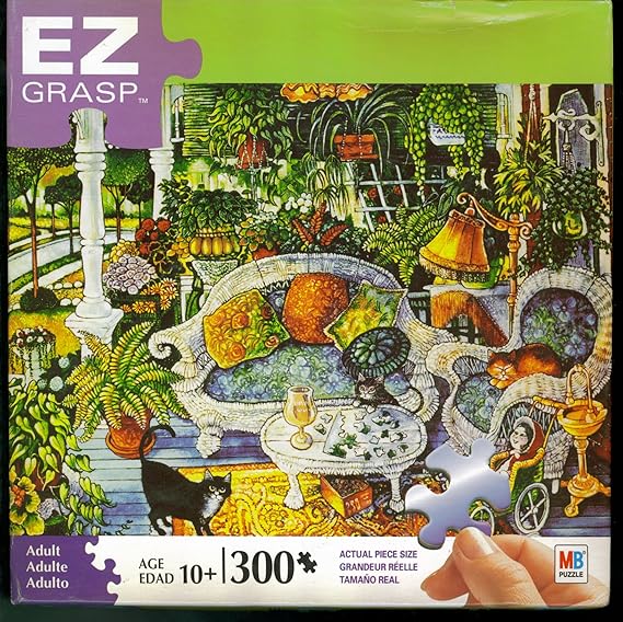 Ez Grasp 300 Piece Puzzle, White Wicker Summer, Easy to