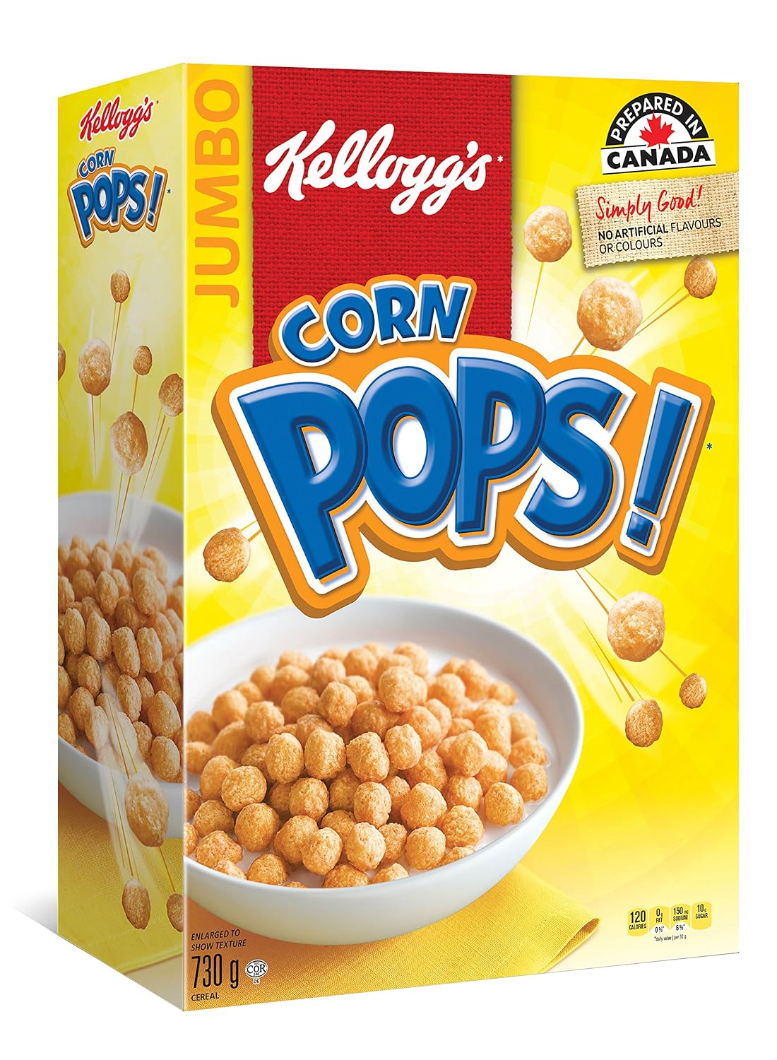 Kellogg's Corn Pops Cereal Jumbo Size 730 Gram Amazon.ca Grocery