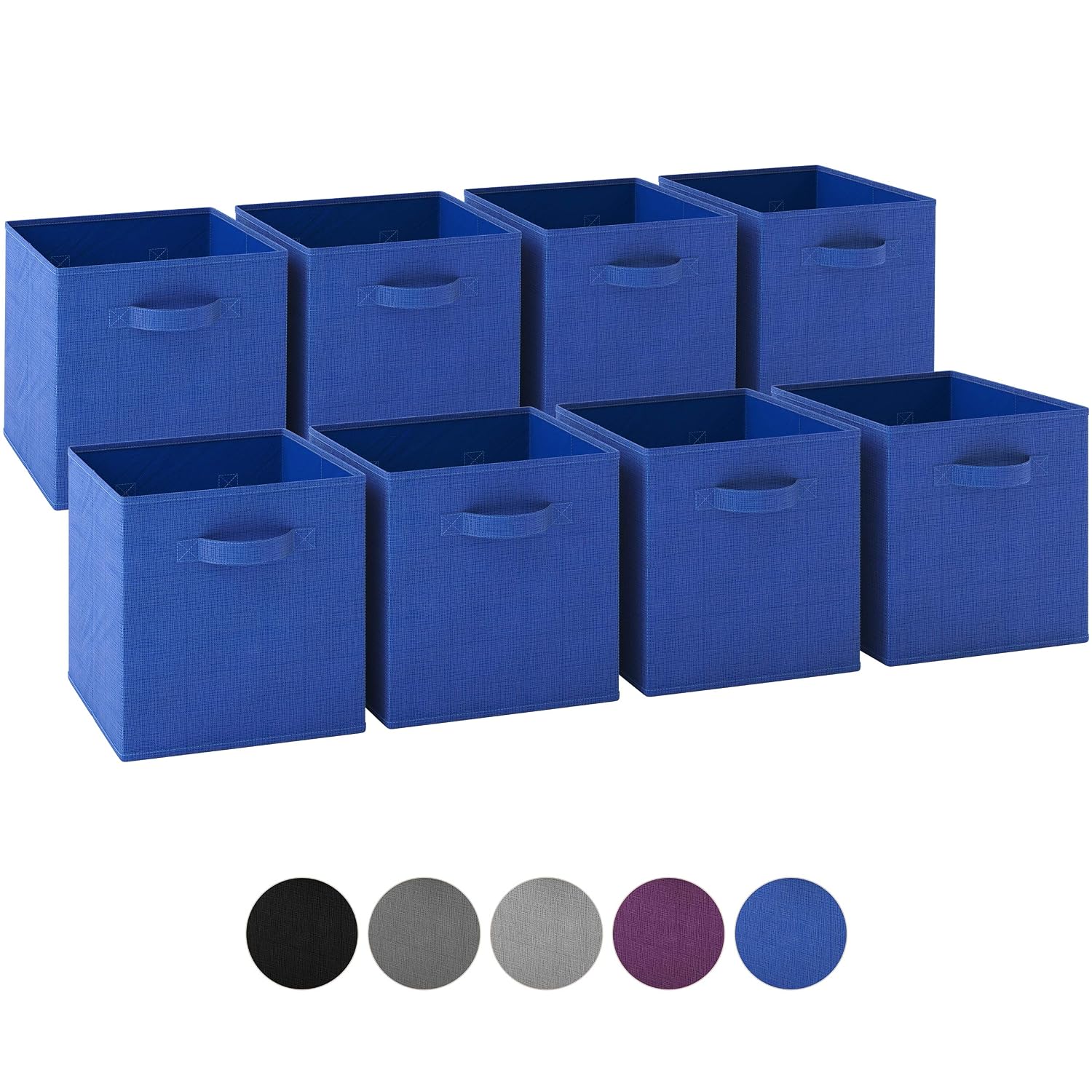 DII CAMZ38463 Foldable Fabric Storage Containers (Set of 2
