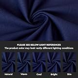 Encasa XO Scotch Blue Cloth Napkins Set of 12 17x17 Cotton Dinner Napkins view 4