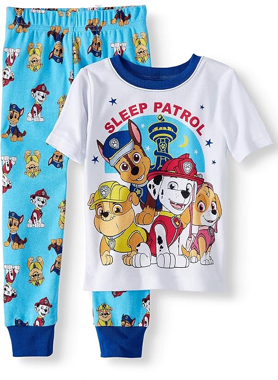 Nickelodeon Paw Patrol Toddler Boys 2 Piece Pajamas