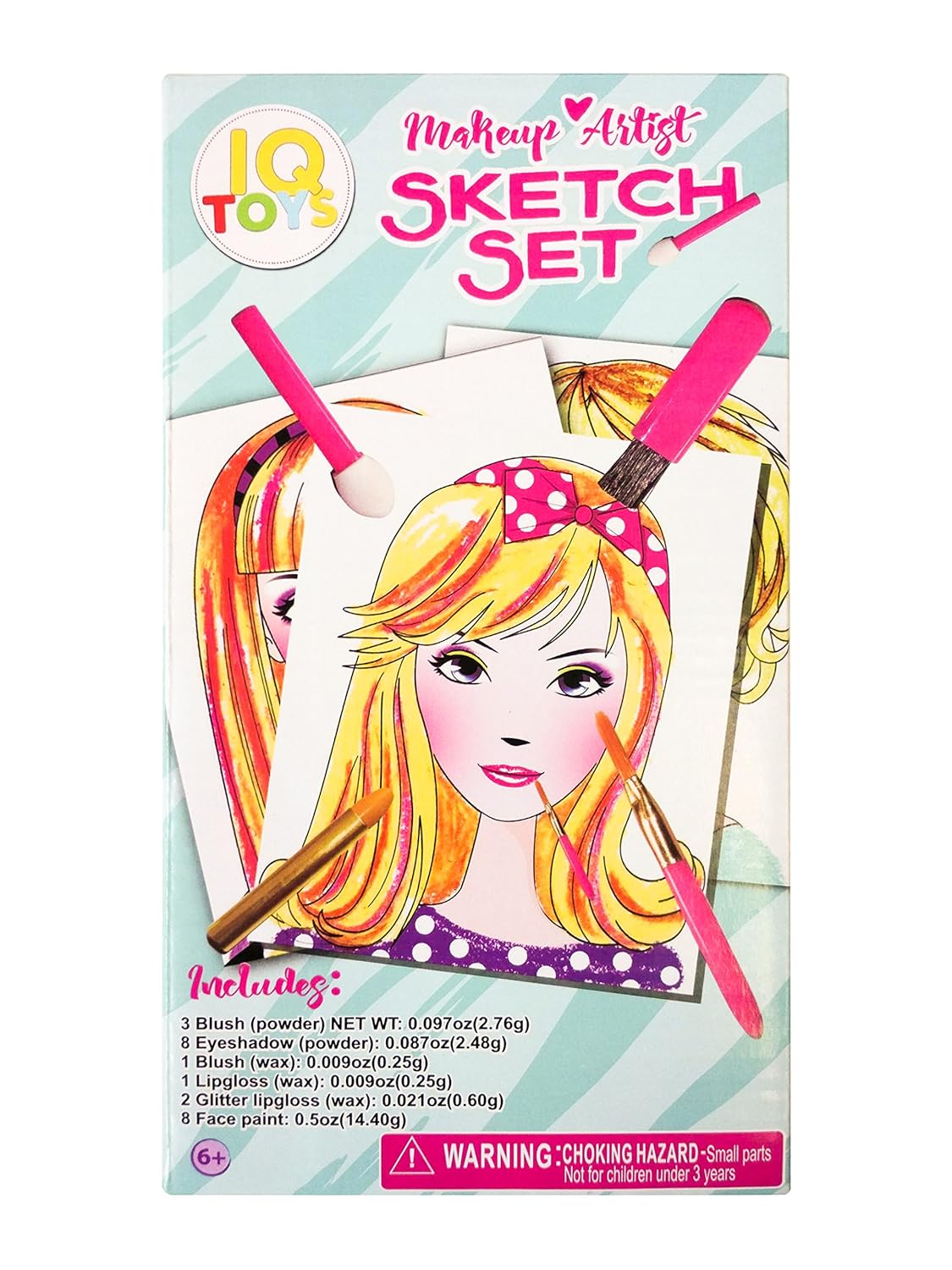 makeup artist sketch set toy