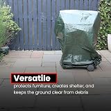 DIVCHI Tarpaulin 2m x 3m Green Waterproof Heavy Duty Tarp Sheet view 3